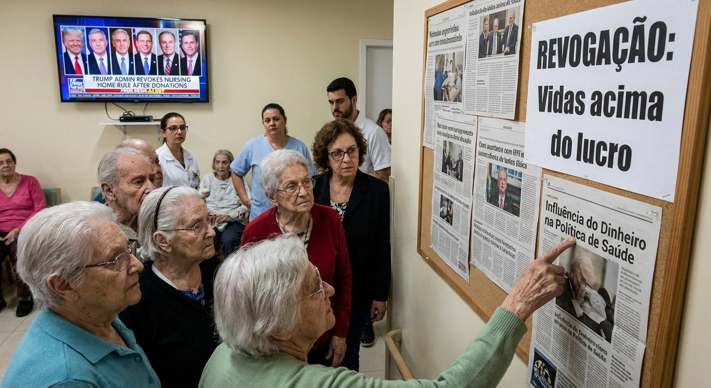 Conexões Políticas e Cuidado a Idosos: Como Doações Precederam a Revogação de Norma Crucial em Asilos nos EUA