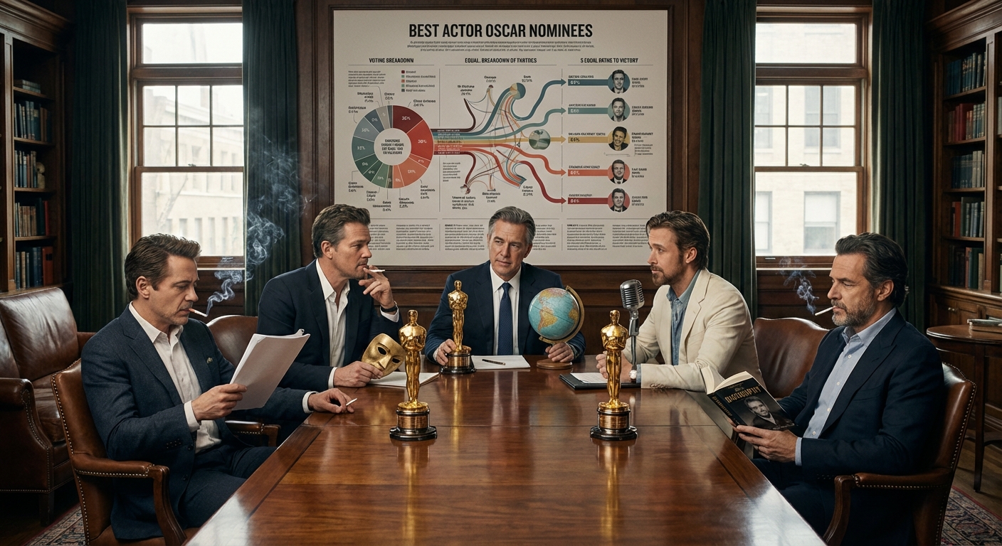 A Batalha dos Titãs: Quem Levará o Oscar de Melhor Ator?