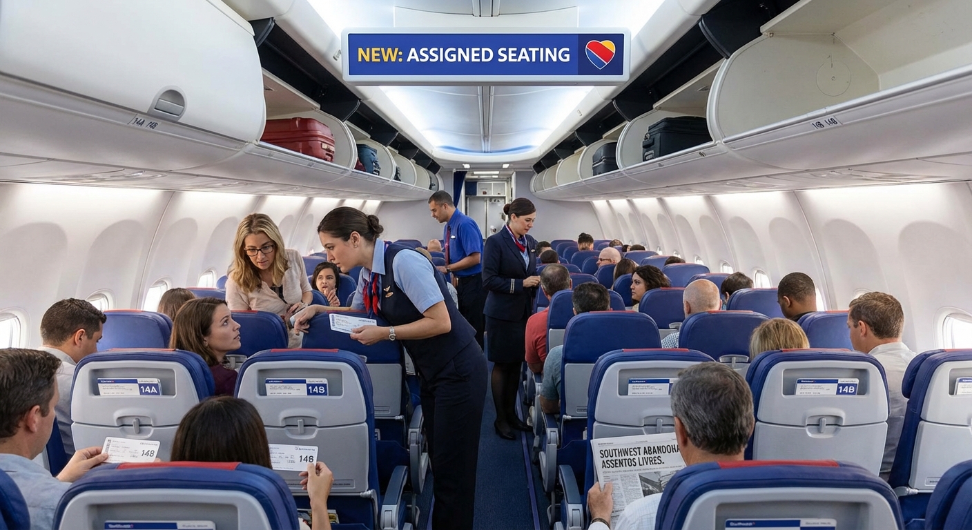 Southwest Encerra Era do 'Embarque Livre': Uma Aposta Estratégica na Receita e no Cliente Corporativo